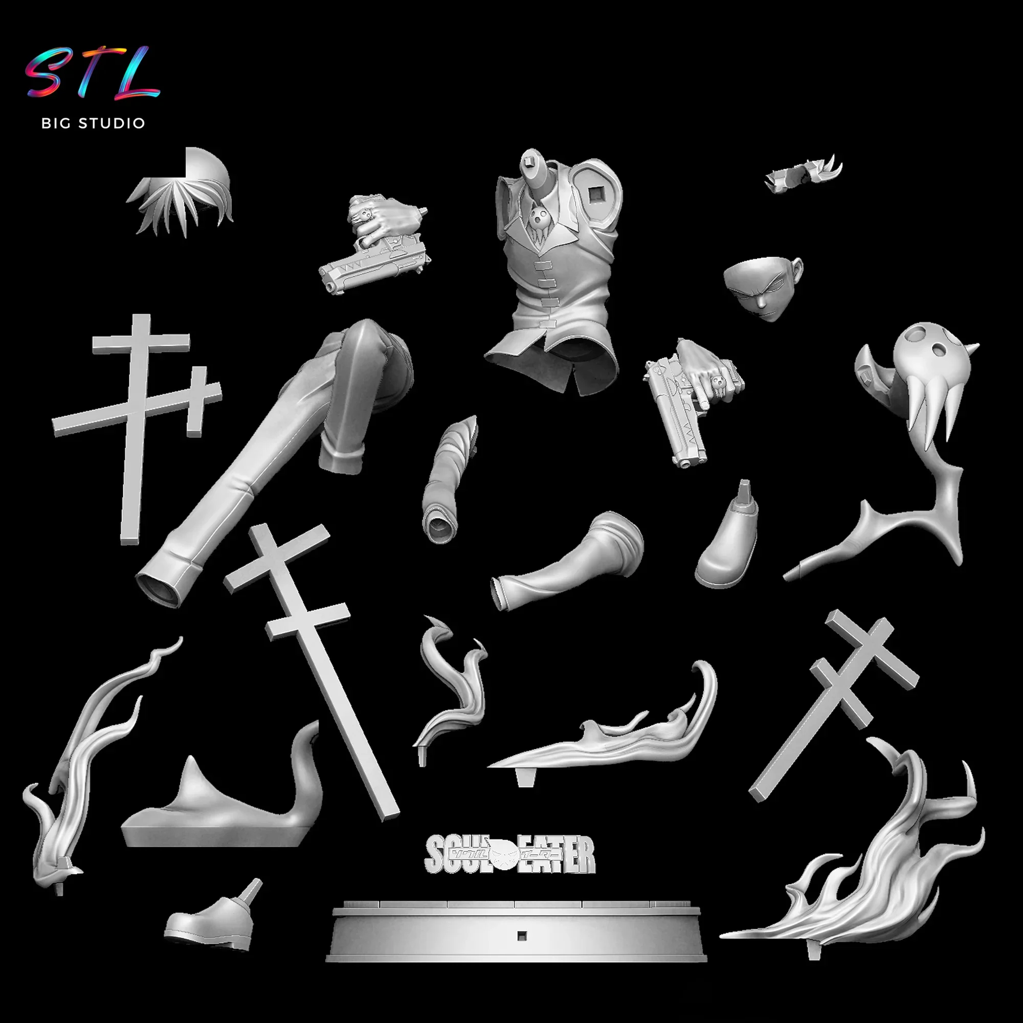stl death the kid soul eater impresion 3d stl death the kid soul eater impresion 3d