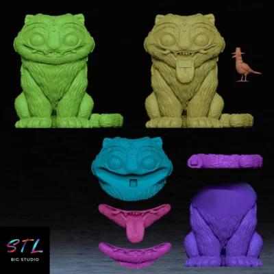 stl derpy tiger kpop demon hunters para impresion 3d