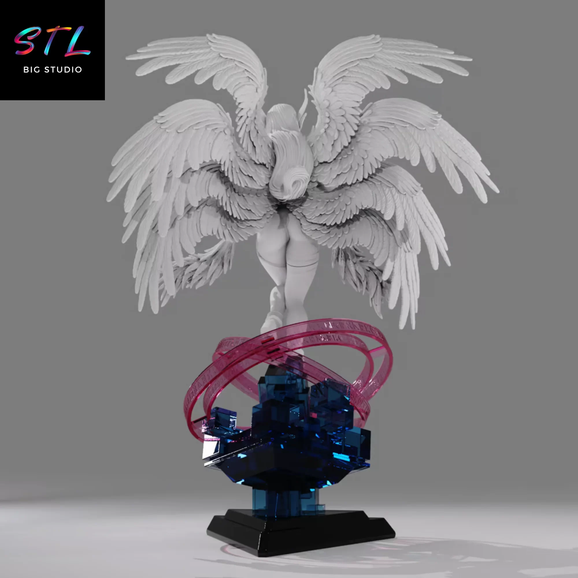 stl digimon imprimir 3d angewomon stl digimon imprimir 3d angewomon