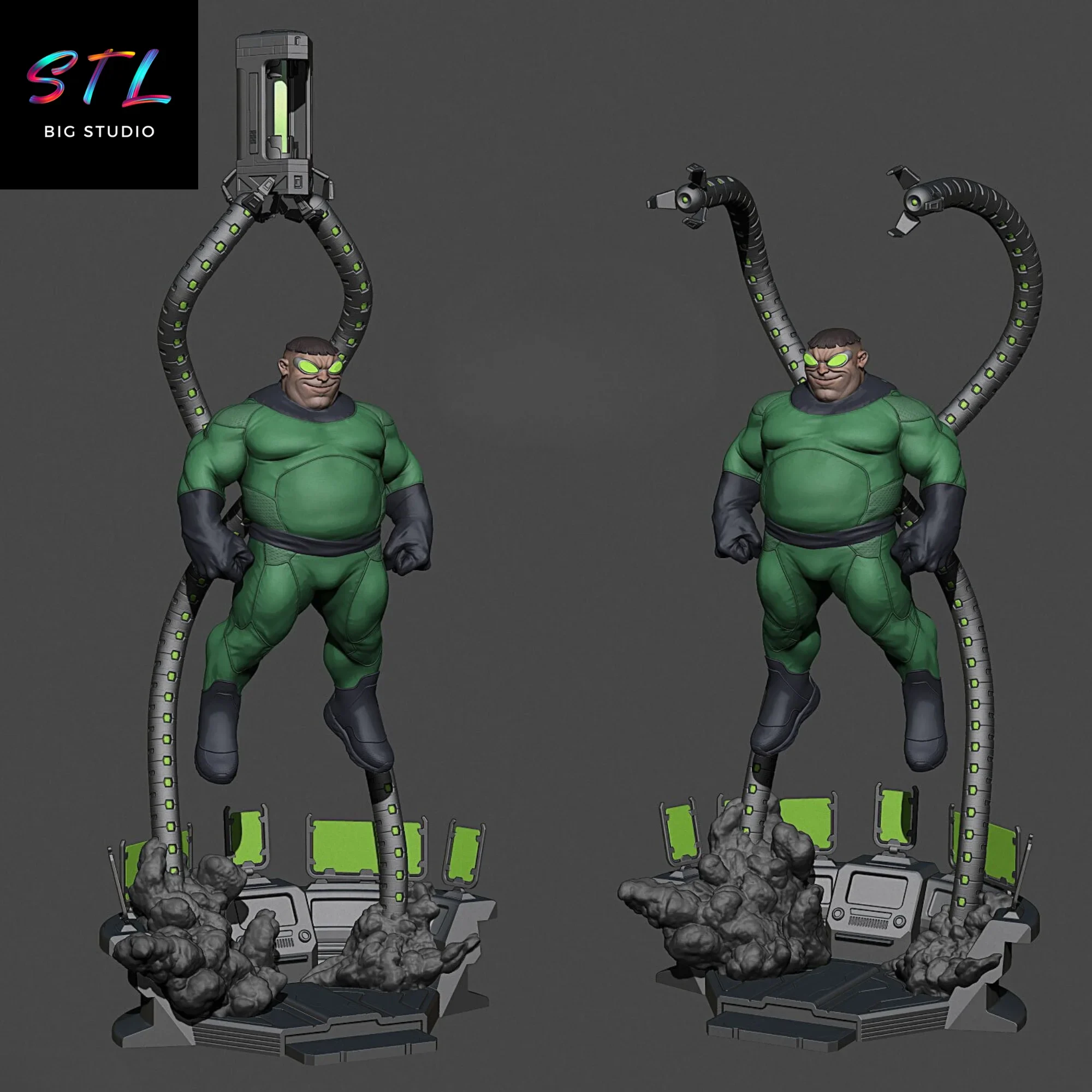 stl doctor octopus marvel para impresion 3d stl doctor octopus marvel para impresion 3d