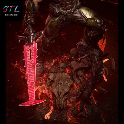 stl doom figura 3d para imprimir