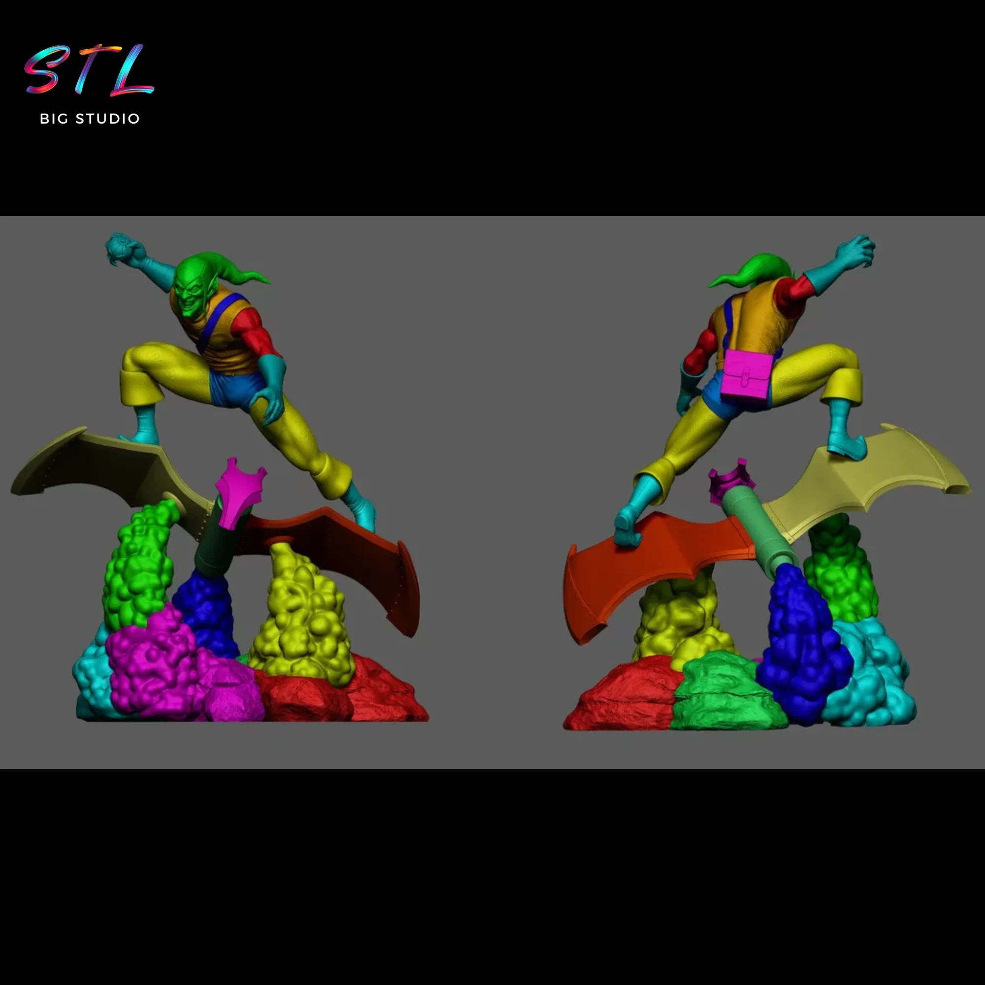 stl duende verde marvel spiderman 3d stl duende verde marvel spiderman 3d