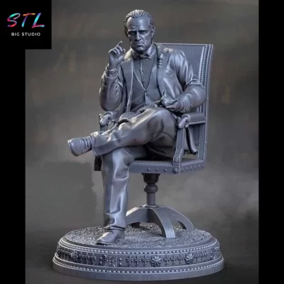stl el padrino para impresion 3d