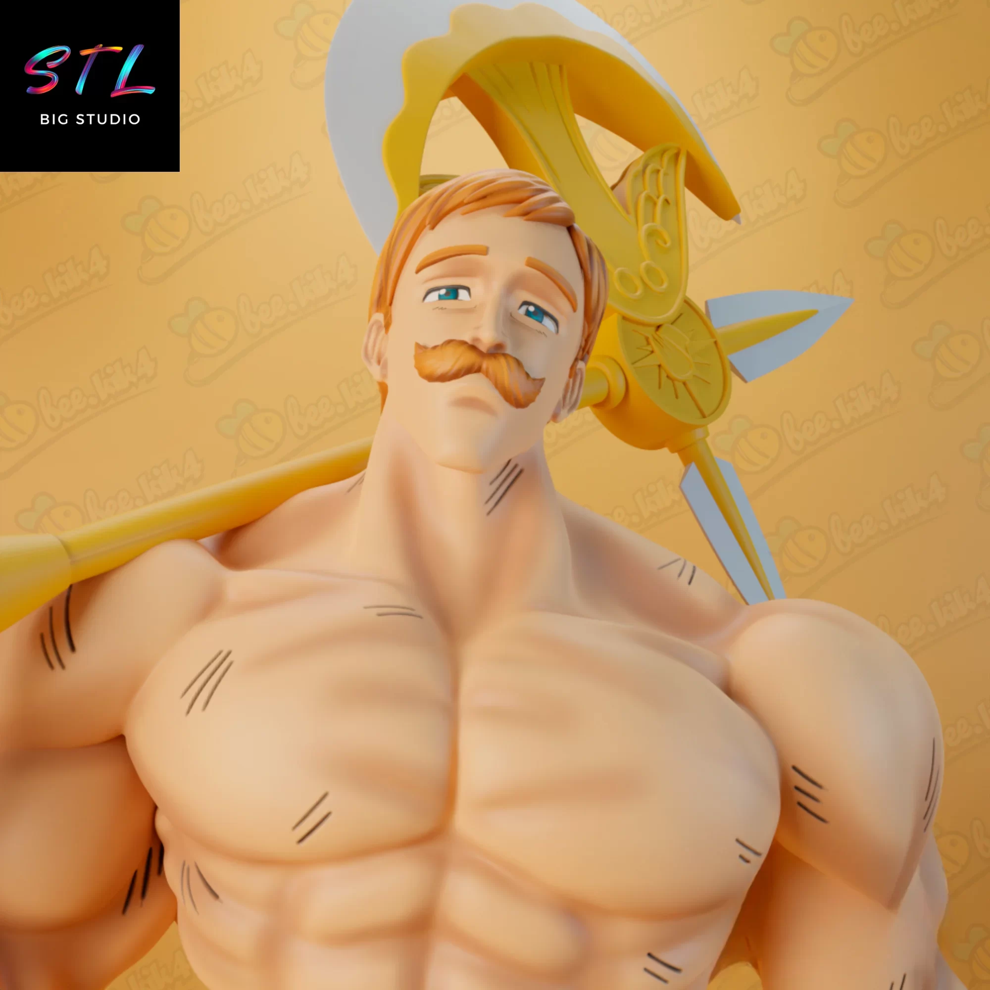 stl escanor imprimir 3d the seven deadly sins stl escanor imprimir 3d the seven deadly sins