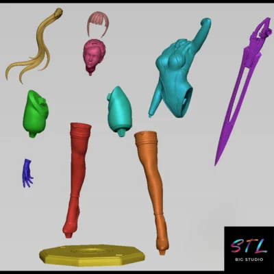stl eve stellar blade impresion 3d videojuegos