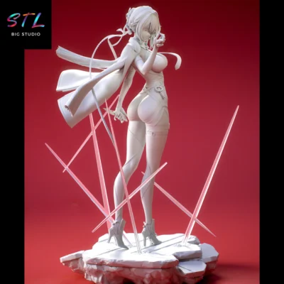 stl evelyn chevalier impresion 3d zenless zone zero