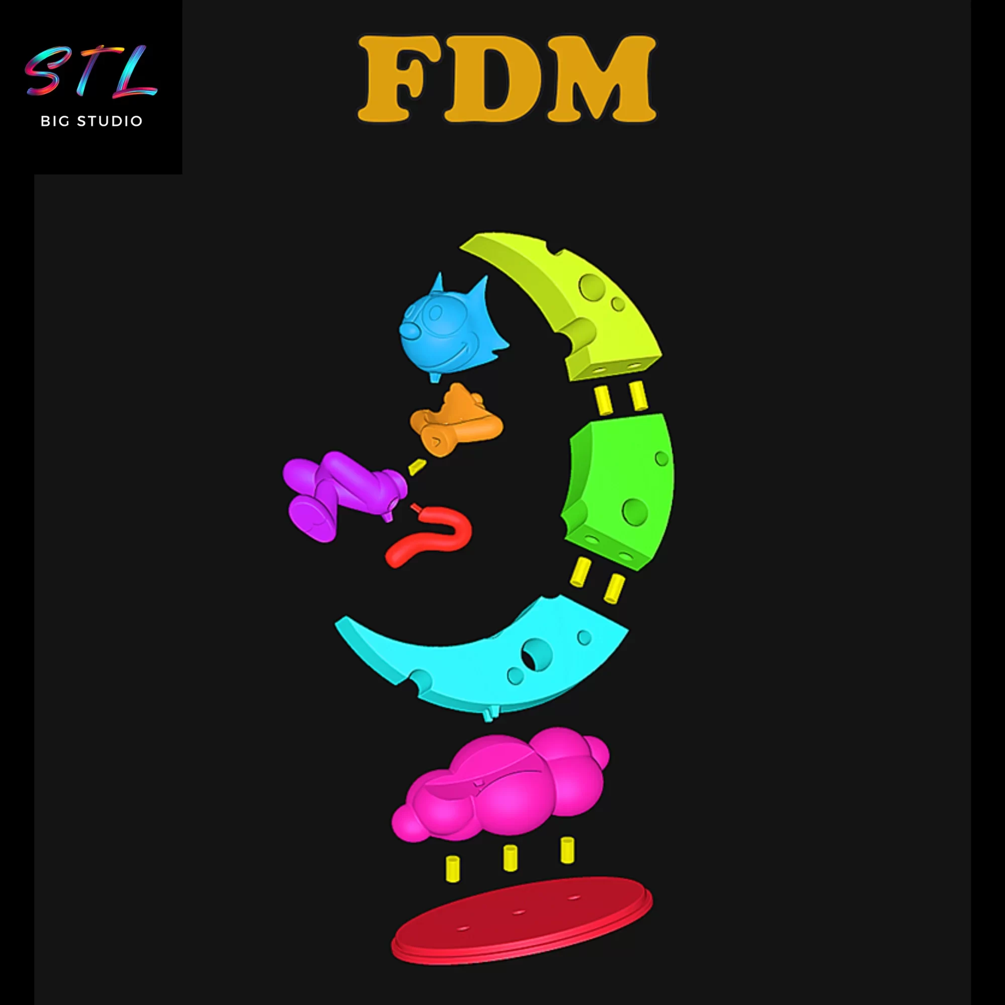 stl felix el gato para imprimir 3d stl felix el gato para imprimir 3d