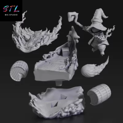 stl final fantasy vivi 3d print