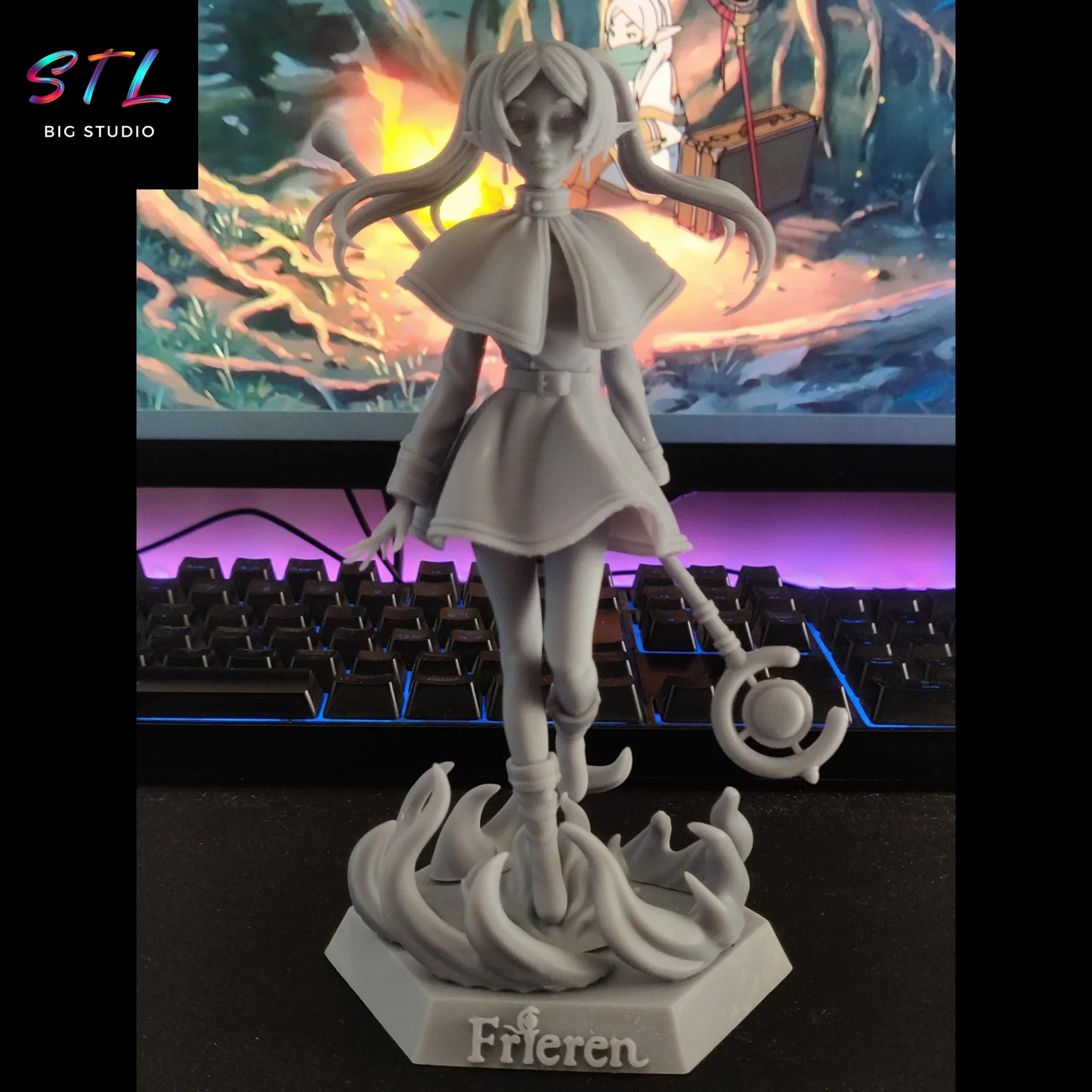 stl frieren beyond journey's end figura impresion 3d stl frieren beyond journey's end figura impresion 3d