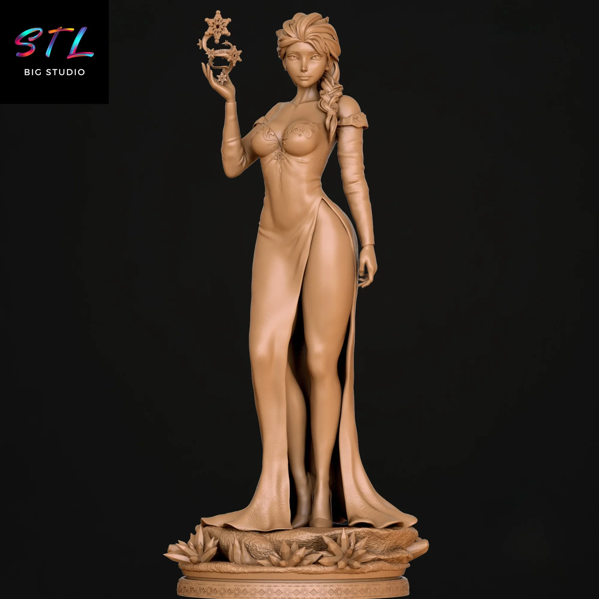 stl frozen figura elsa impresion 3d stl frozen figura elsa impresion 3d