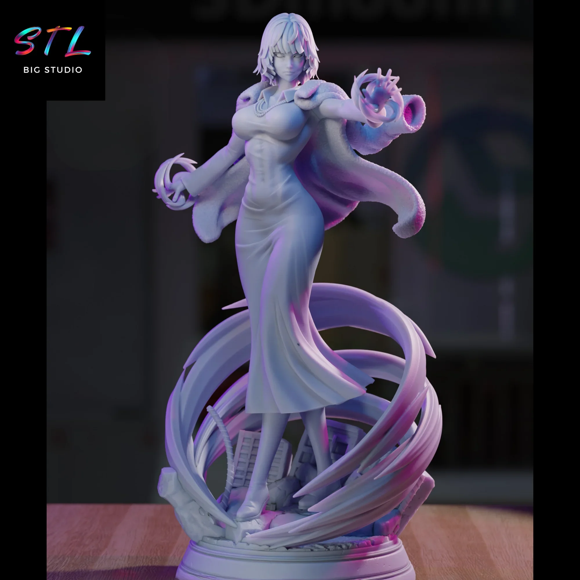 stl fubuki impresion 3d one punch man stl fubuki impresion 3d one punch man