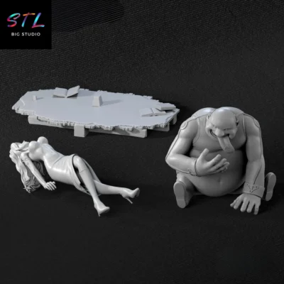 stl fullmetal alchemist impresion 3d lust y gluttony