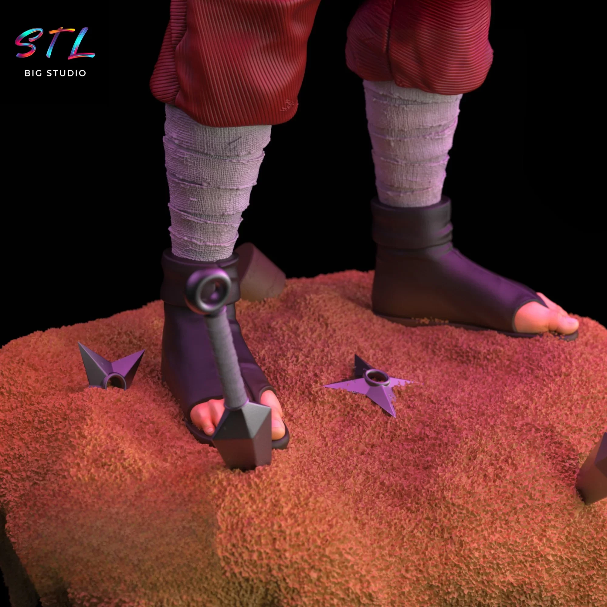 stl gaara guerra ninja imprimir 3d naruto shippuden stl gaara guerra ninja imprimir 3d naruto shippuden