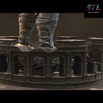 stl gladiator impresion 3d russell crowe