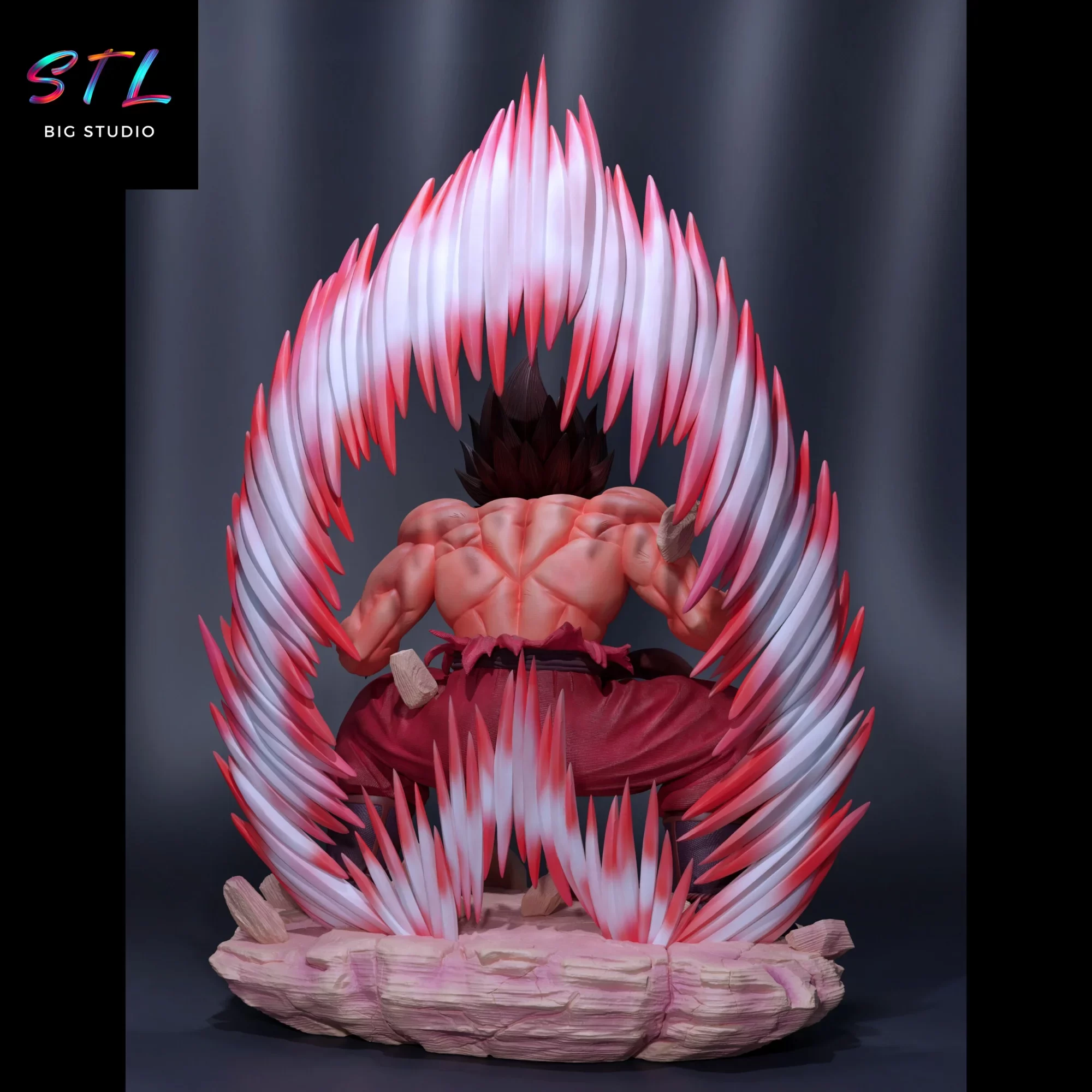stl goku kaioken dragon ball z impreison 3d stl goku kaioken dragon ball z impreison 3d