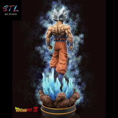 stl goku ultra instinct bola de dragon 3d