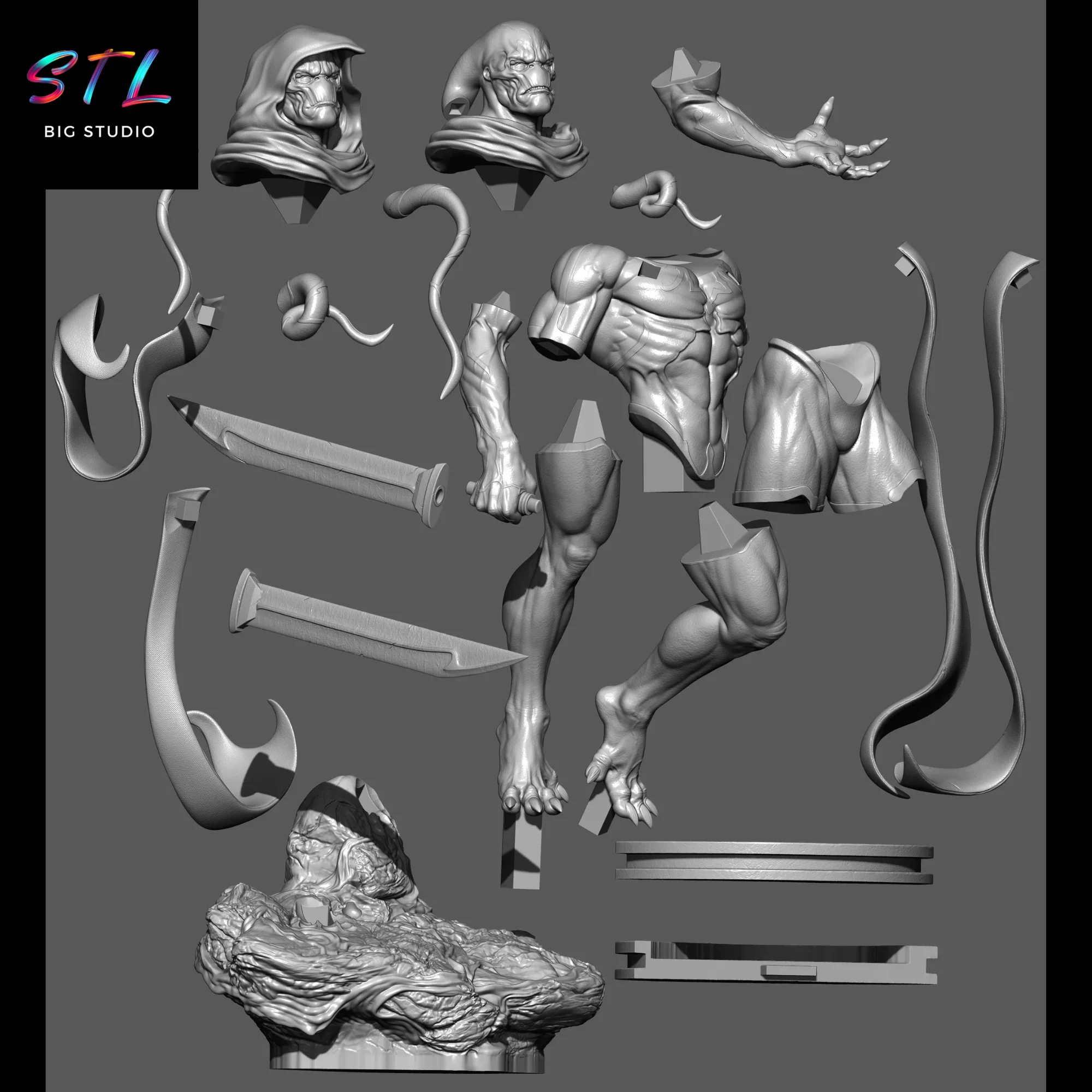 stl gorr the god butcher impresion 3d marvel stl gorr the god butcher impresion 3d marvel
