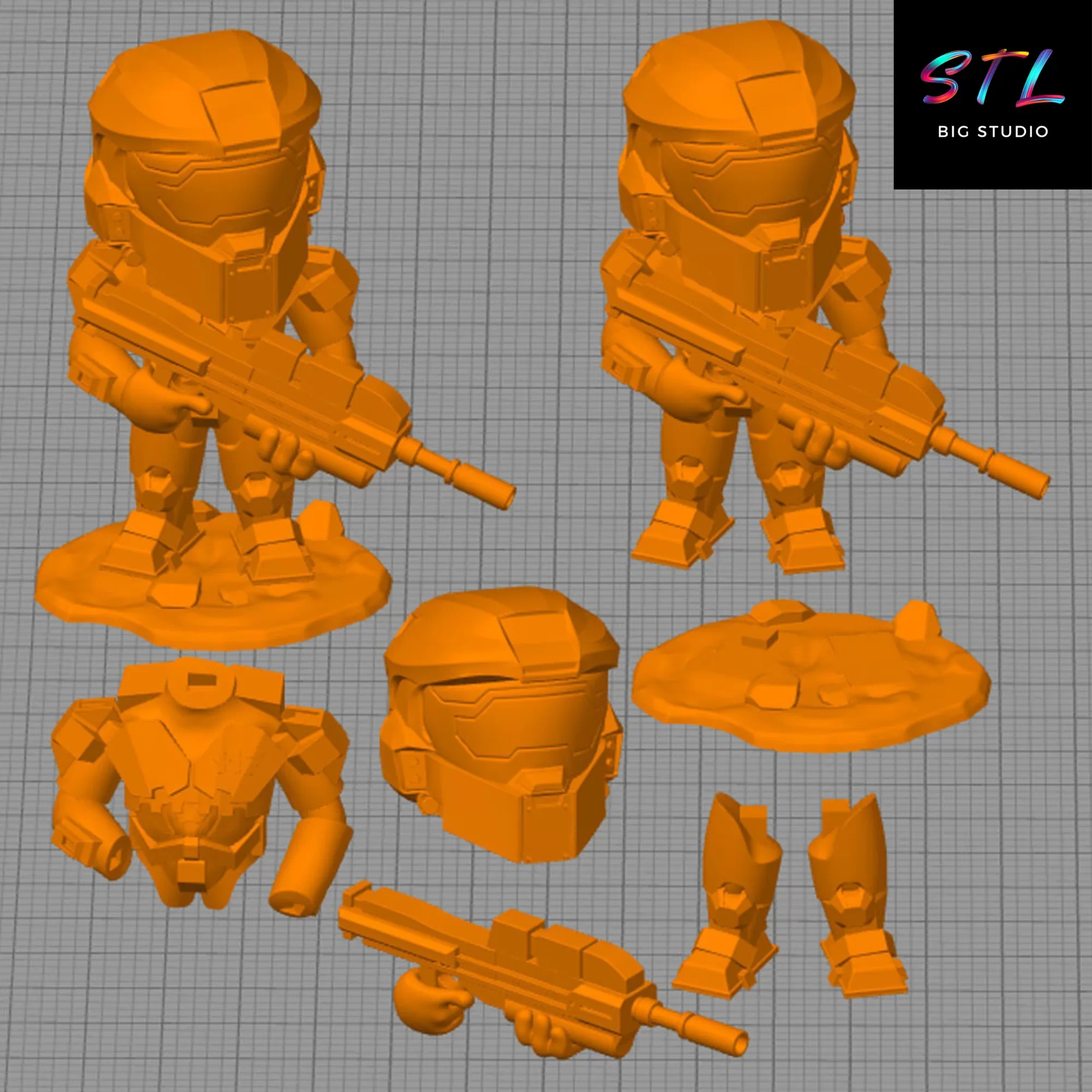 stl halo master chief 3d print stl halo master chief 3d print