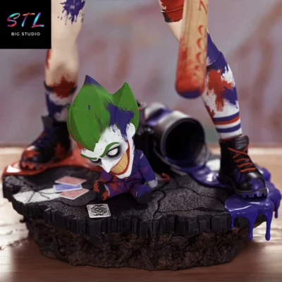 stl harley quinn impresion 3d