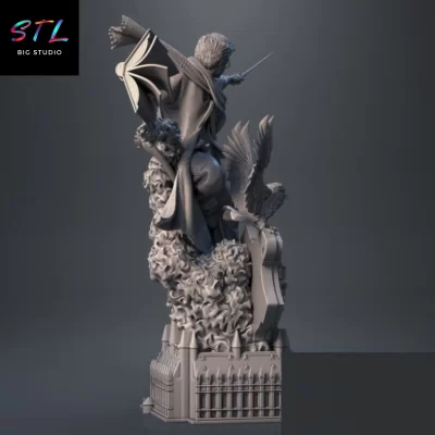 stl harry potter diorama impresion 3d
