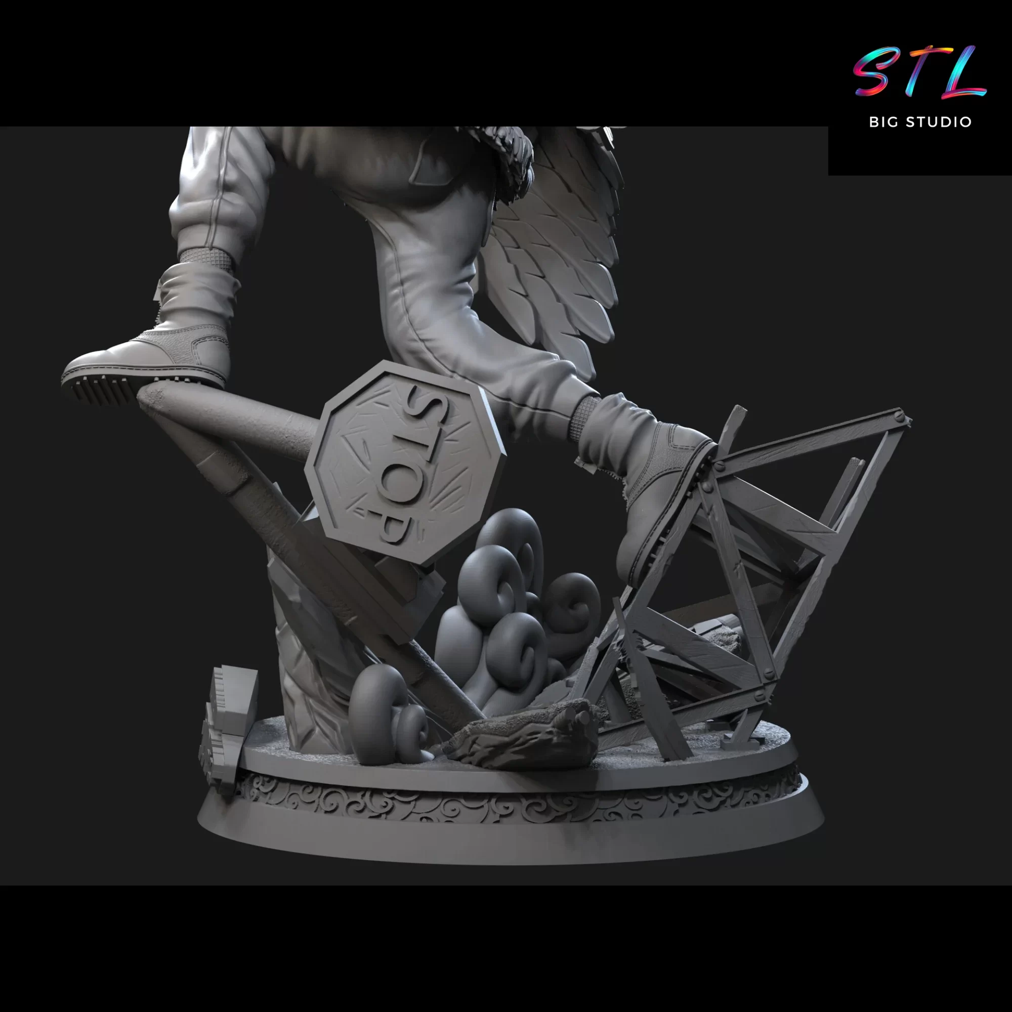 stl hawks my hero academia para imprimir en 3d stl hawks my hero academia para imprimir en 3d