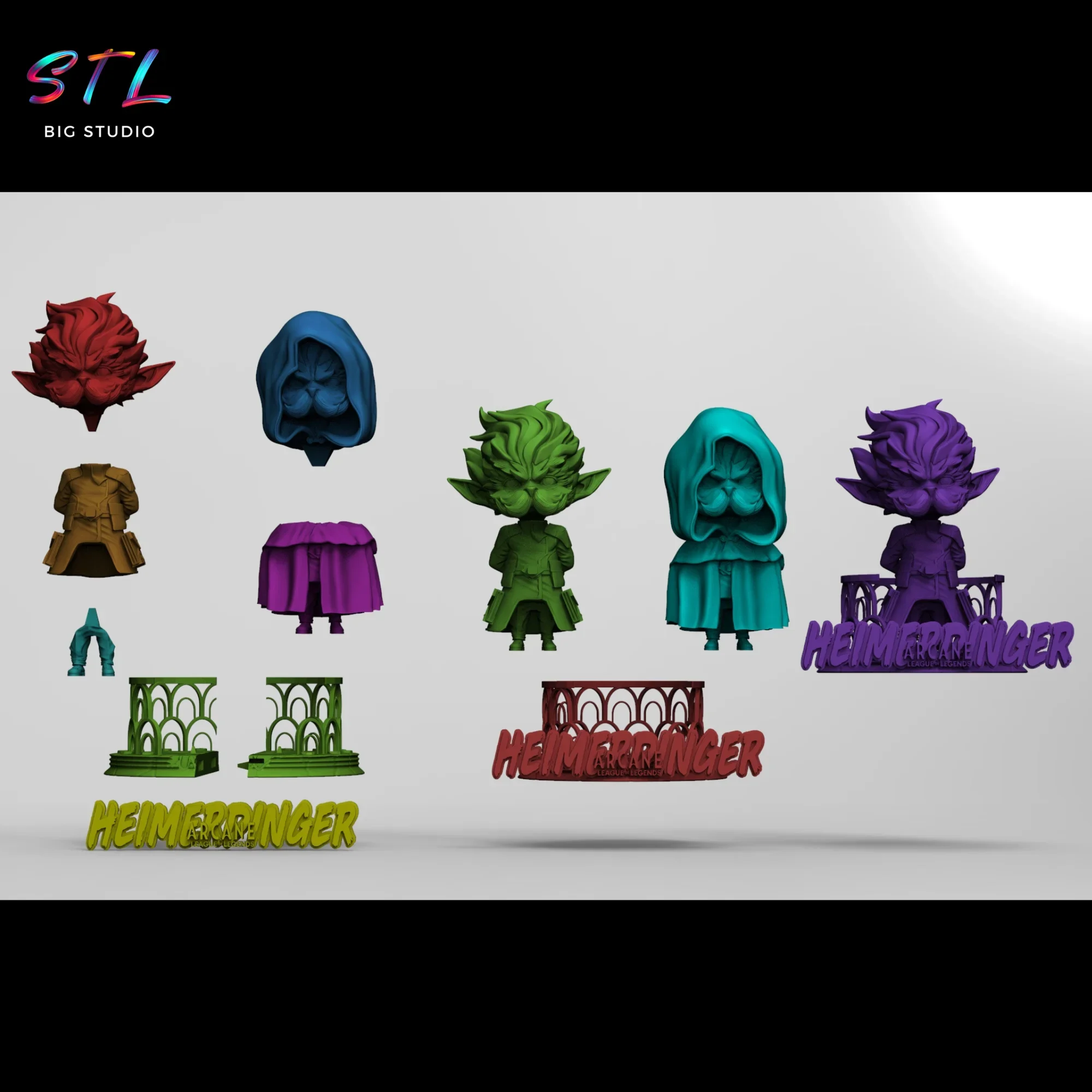stl heimerdinger impresion 3d figura lol stl heimerdinger impresion 3d figura lol