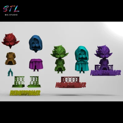 stl heimerdinger impresion 3d figura lol