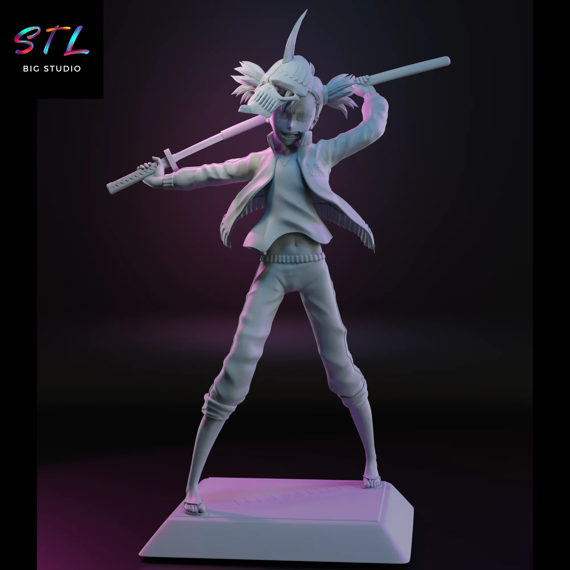 stl hiyori sarugaki figura bleach impresion 3d stl hiyori sarugaki figura bleach impresion 3d