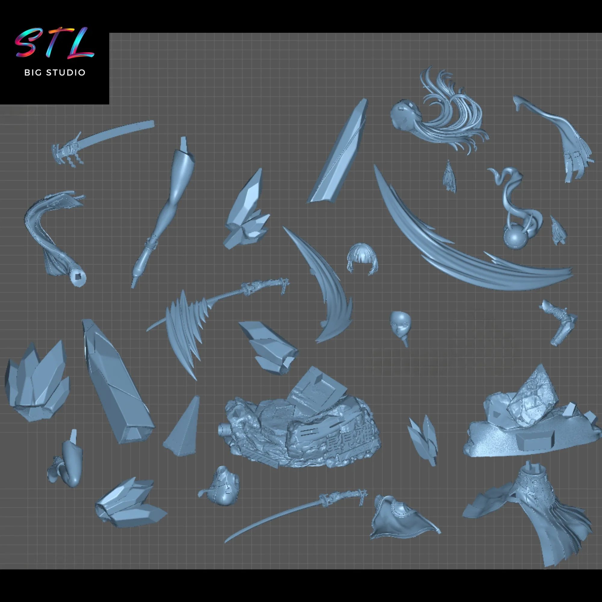 stl hoshimi miyabi impresion 3d zenless zone zero stl hoshimi miyabi impresion 3d zenless zone zero