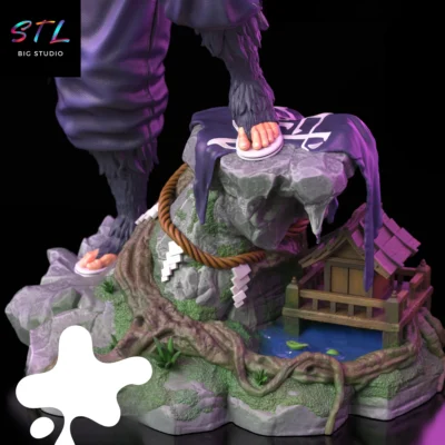 stl inosuke hashibira impresion 3d figura demon slayer