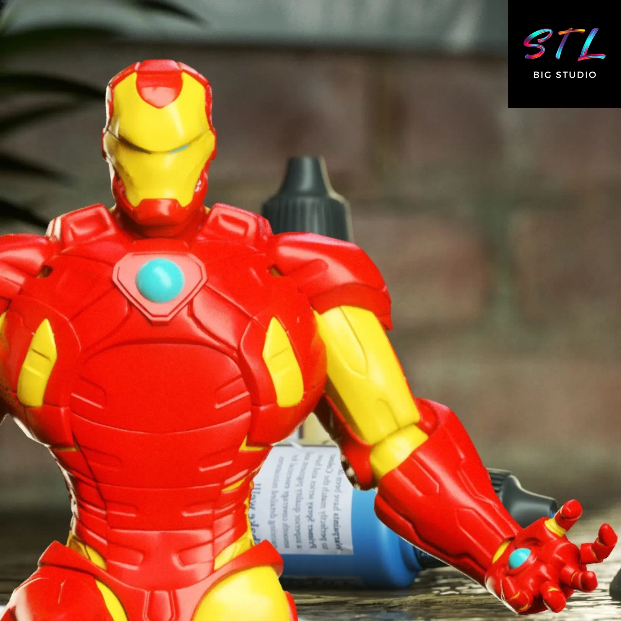 stl iron man figura para impresion 3d stl iron man figura para impresion 3d