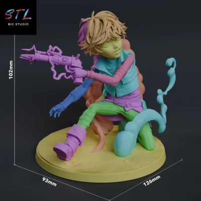 stl isha league of legends figura impresion 3d