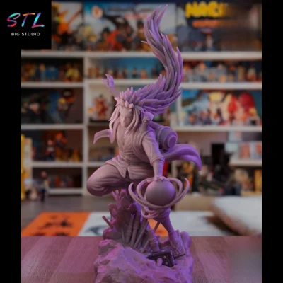 stl jiraiya naruto shippuden figura para impresion 3d