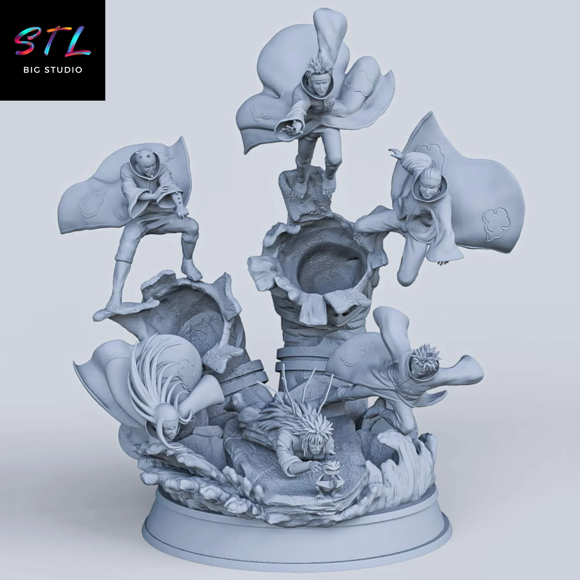 stl jiraiya vs pain impresion 3d diorama naruto shippuden stl jiraiya vs pain impresion 3d diorama naruto shippuden