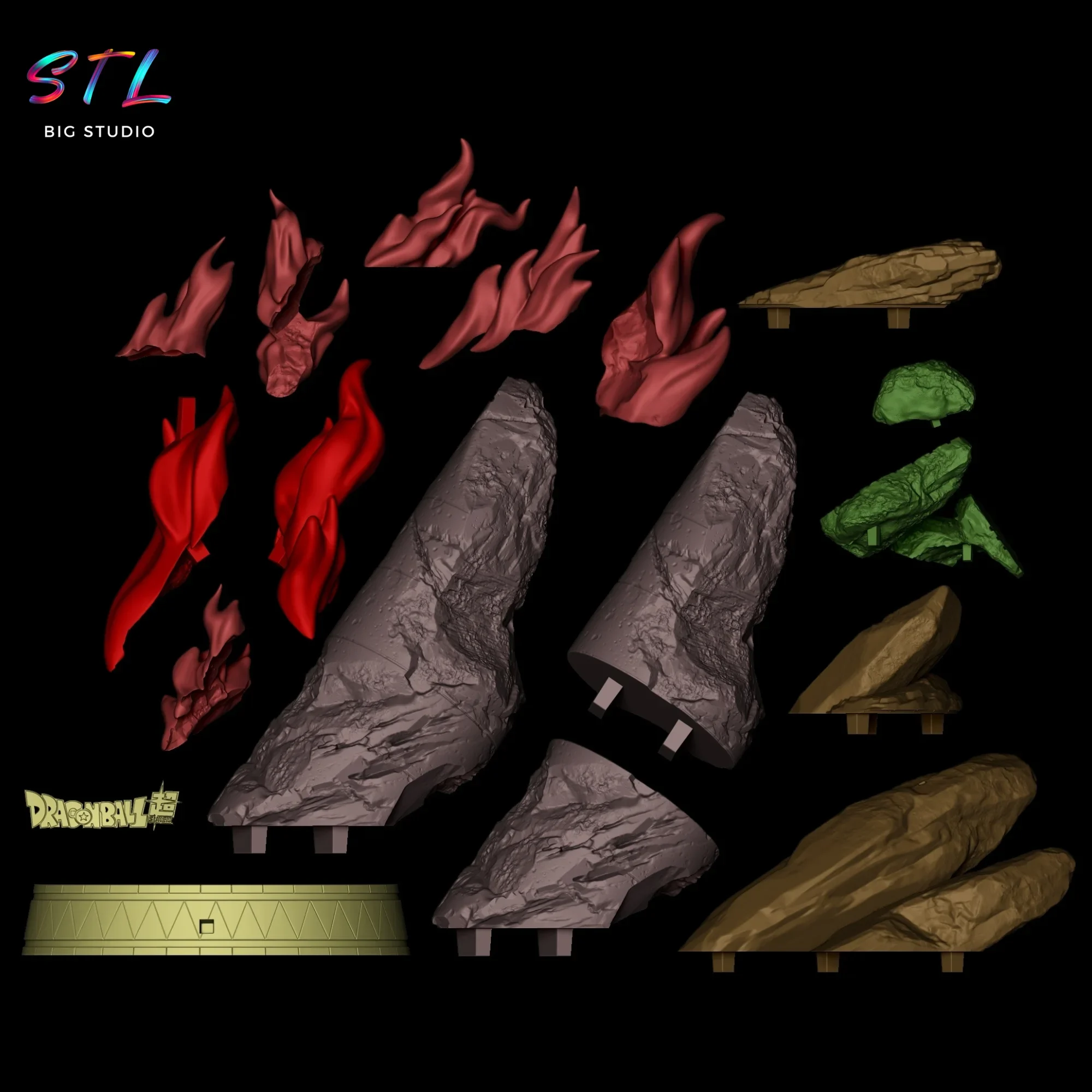 stl jiren vs goku ultra instinct stl impresion 3d bola de dragon stl jiren vs goku ultra instinct stl impresion 3d bola de dragon