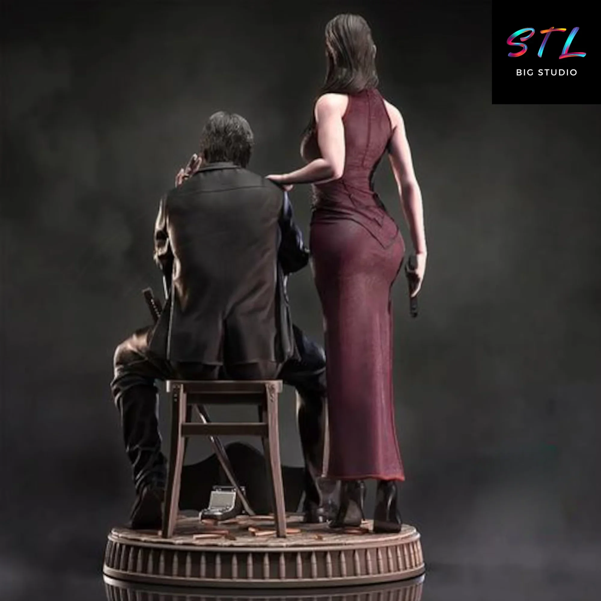 stl john wick ballerina figura impresion 3d stl john wick ballerina figura impresion 3d