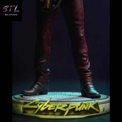 stl johnny silverhand impresion 3d cyberpunk 2077