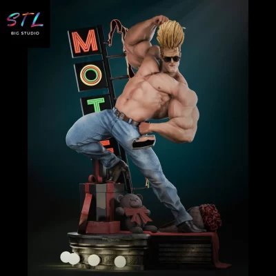 stl johny bravo diorama 3d
