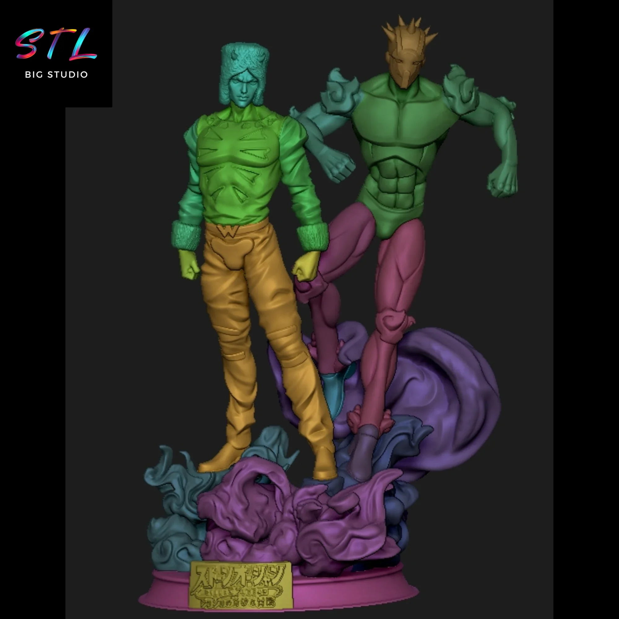 stl jojo's bizarre adventure figura weather report impresion 3d stl jojo's bizarre adventure figura weather report impresion 3d