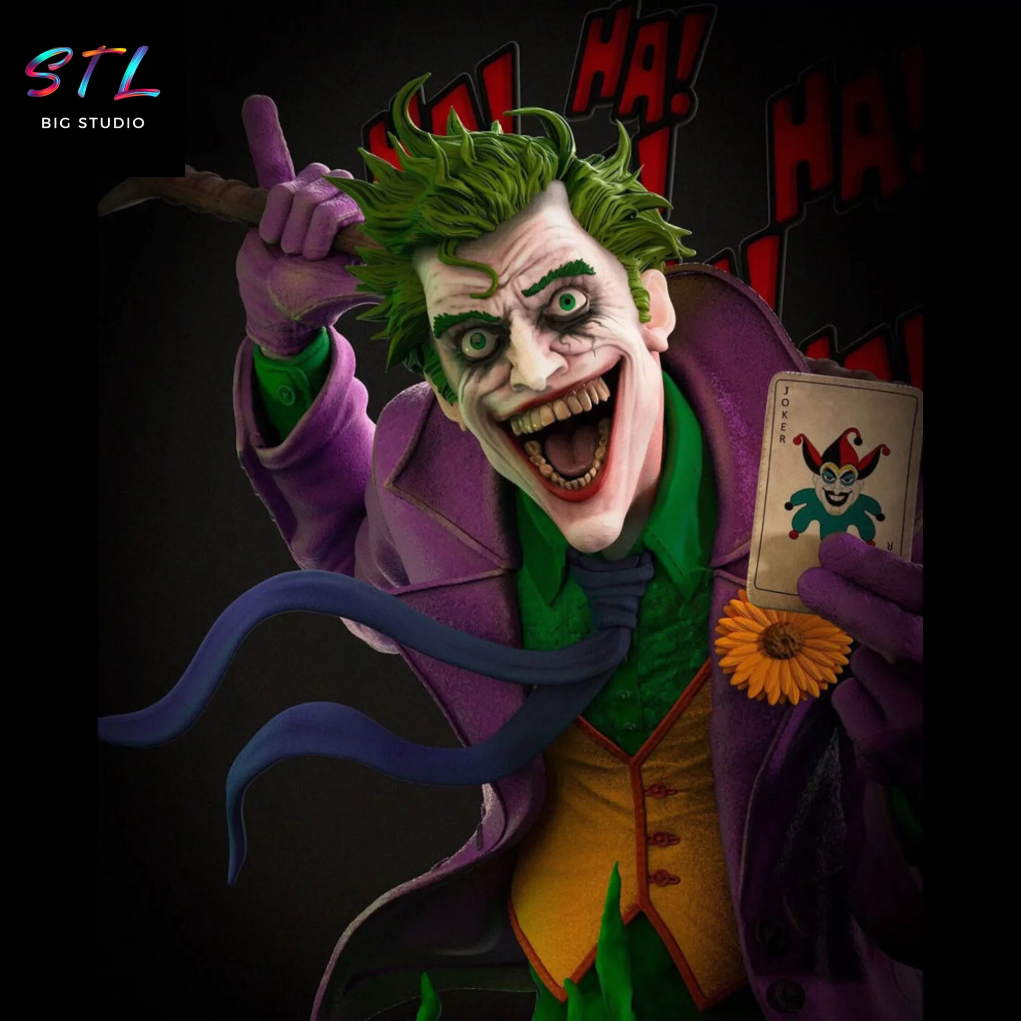 stl joker diorama dc impresion 3d stl joker diorama dc impresion 3d