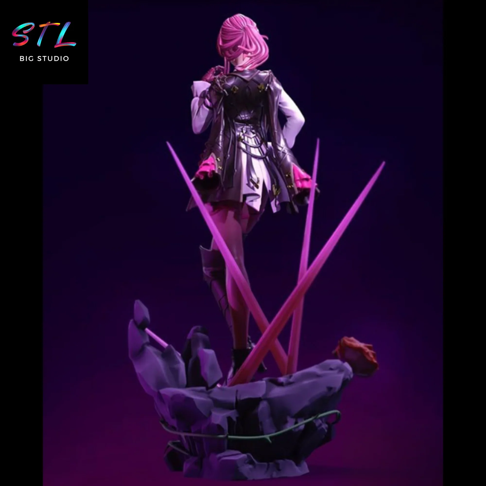 stl kafka honkai star rail impresion 3d figura stl kafka honkai star rail impresion 3d figura