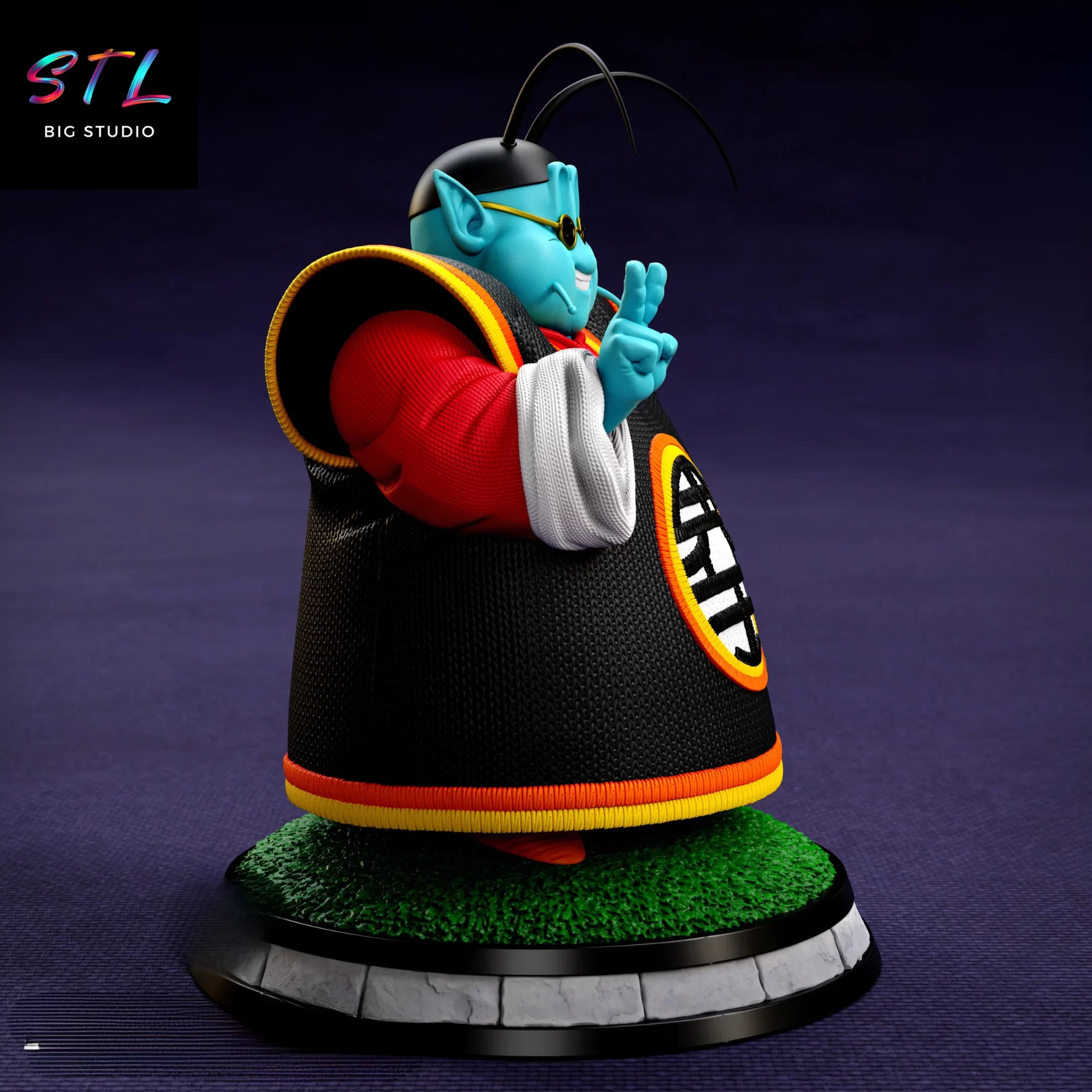 stl kaio del norte bola de dragon impresion 3d