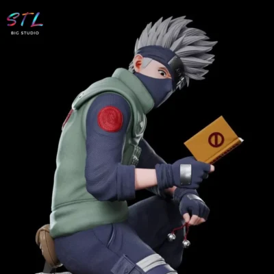 stl kakashi hatake figura impresion 3d naruto shippuden