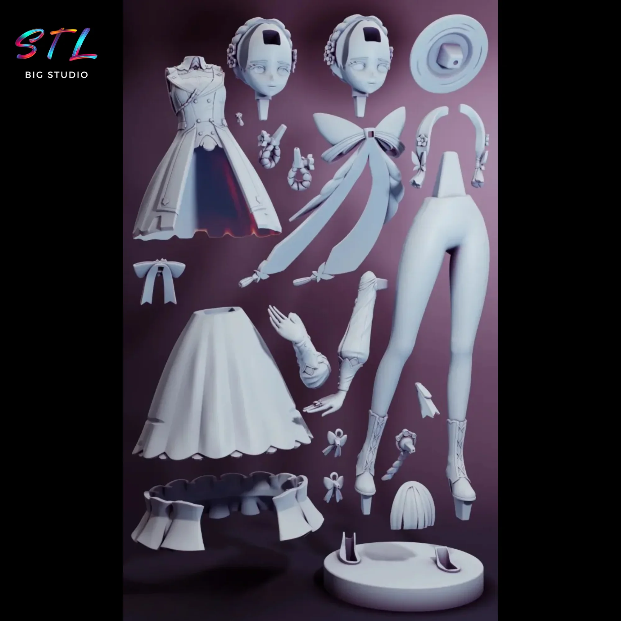 stl kamisato ayaka impresion 3d genshin impact stl kamisato ayaka impresion 3d genshin impact