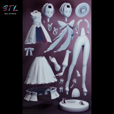stl kamisato ayaka impresion 3d genshin impact