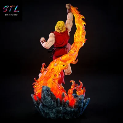 stl ken street fighter para impresion 3d