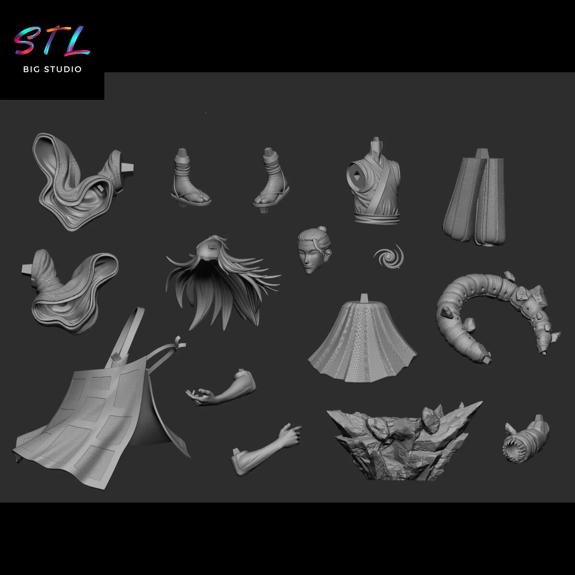 stl kenjaku geto impresion 3d jujutsu kaisen stl kenjaku geto impresion 3d jujutsu kaisen