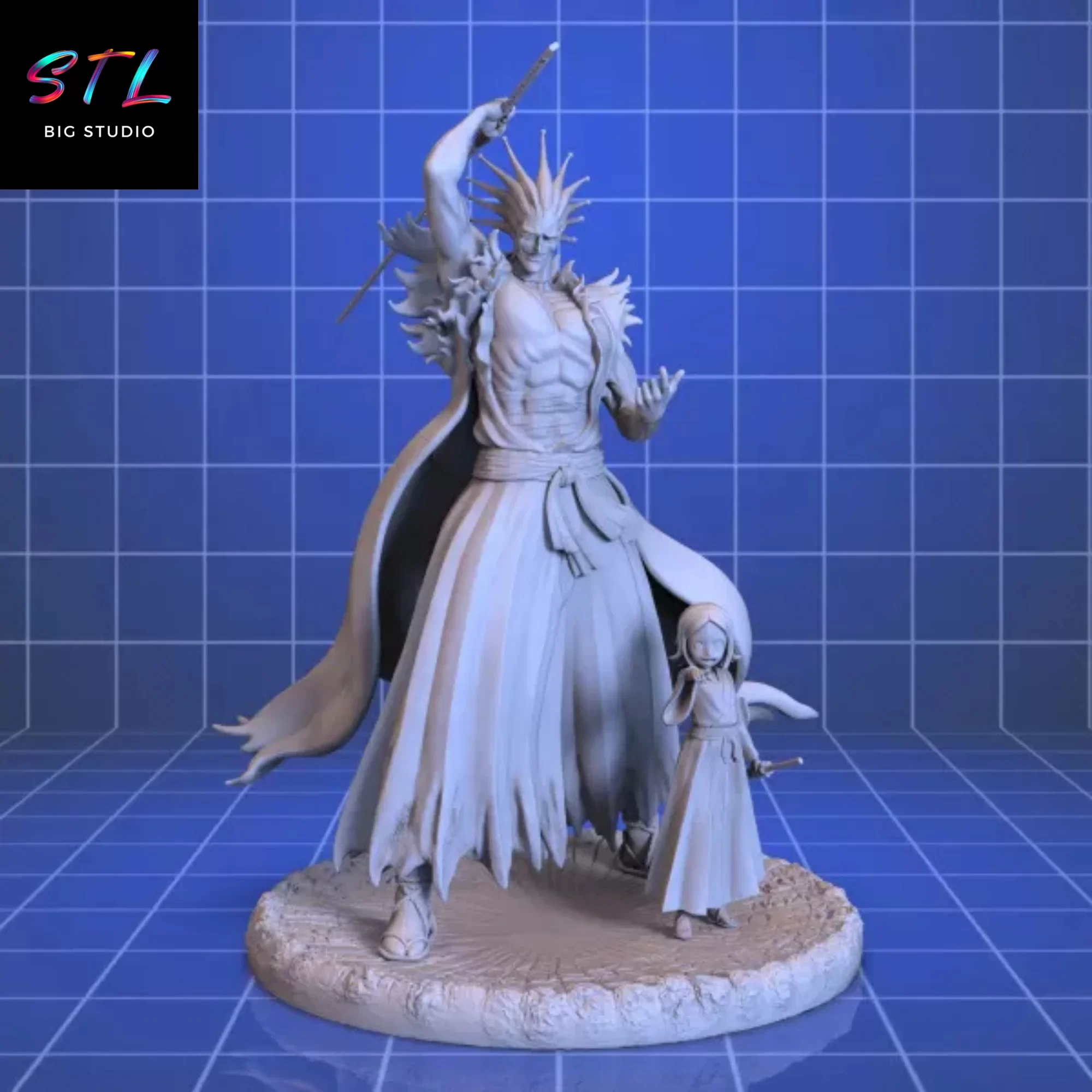 stl kenpachi yachiru impresion 3d stl kenpachi yachiru impresion 3d