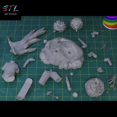 stl killua zoldyck para imrpesion 3d hunter x hunter