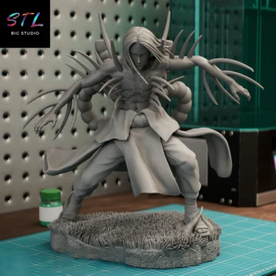 stl kimimaro impresion 3d figura naruto shippuden